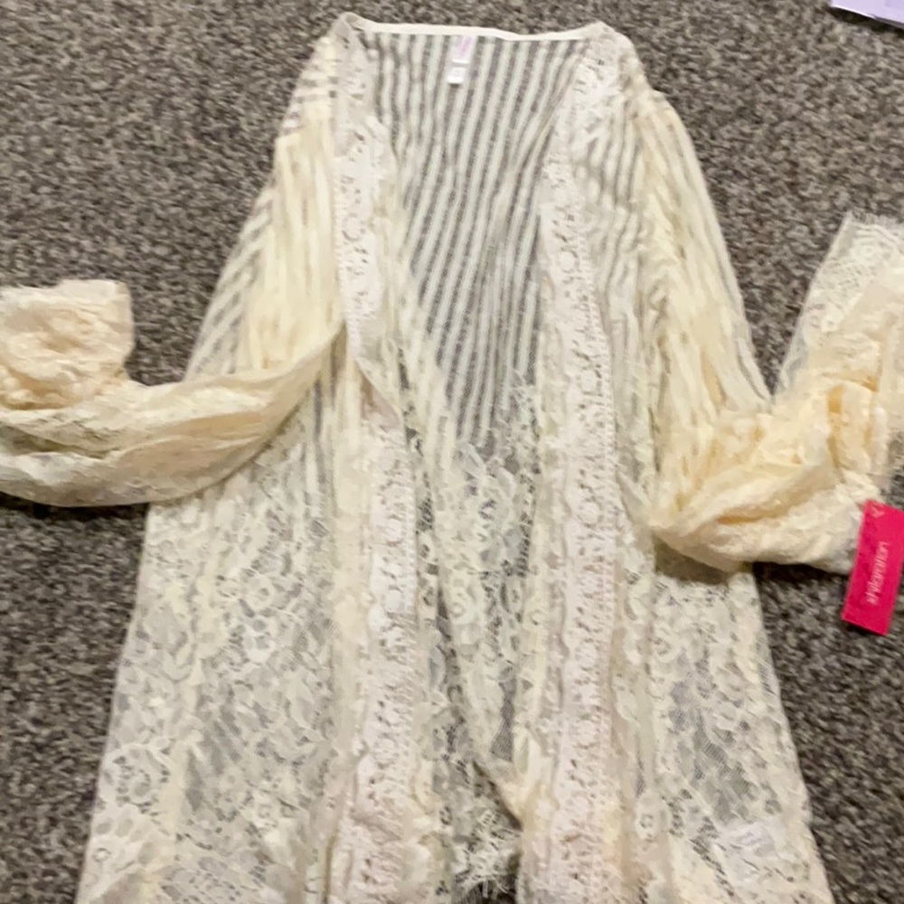 Laced cardigan